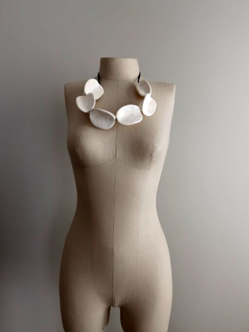 Vegan Ivory Pod Necklace (Adjustable Length) - Image 5