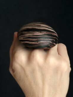 Brown & Black Ring - Size 8