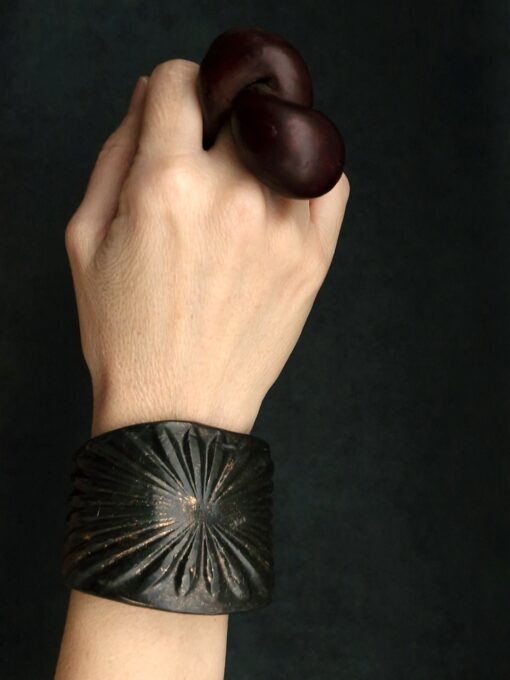 Brown Sculptured Ring - Size 7.5 - Image 5