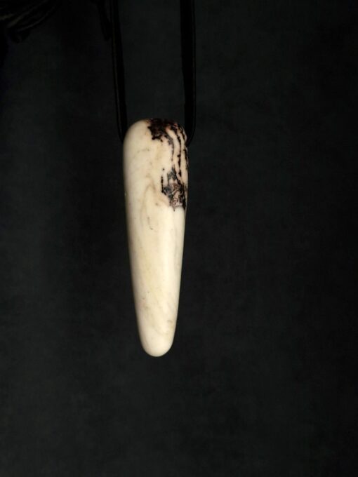 Vegan Ivory Pendant Necklace (Adjustable Length)