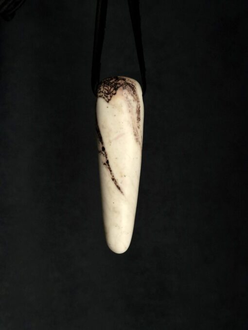 Vegan Ivory Pendant Necklace (Adjustable Length) - Image 3